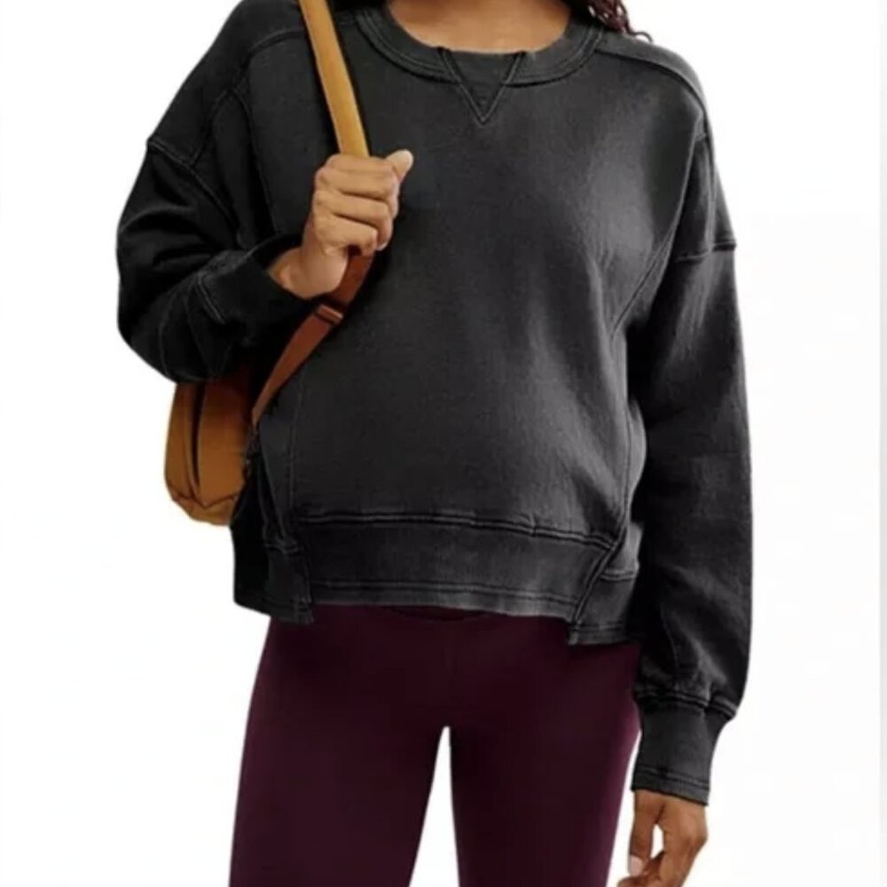 FP Movement x Hatch  Intercept Pullover in Black, Small NWT